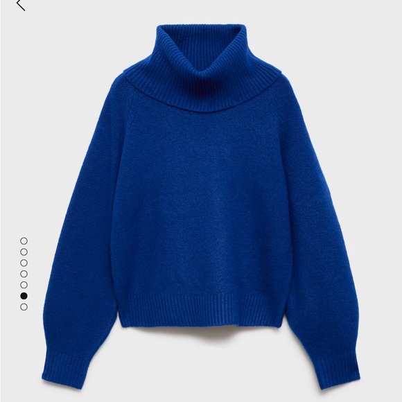 Turtle neck knitted sweater - Picture 1 of 6